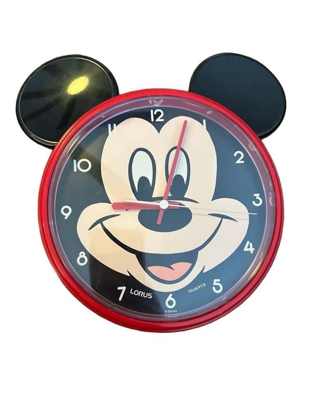 Lorus Disney Mickey Mouse Quartz Wall Clock